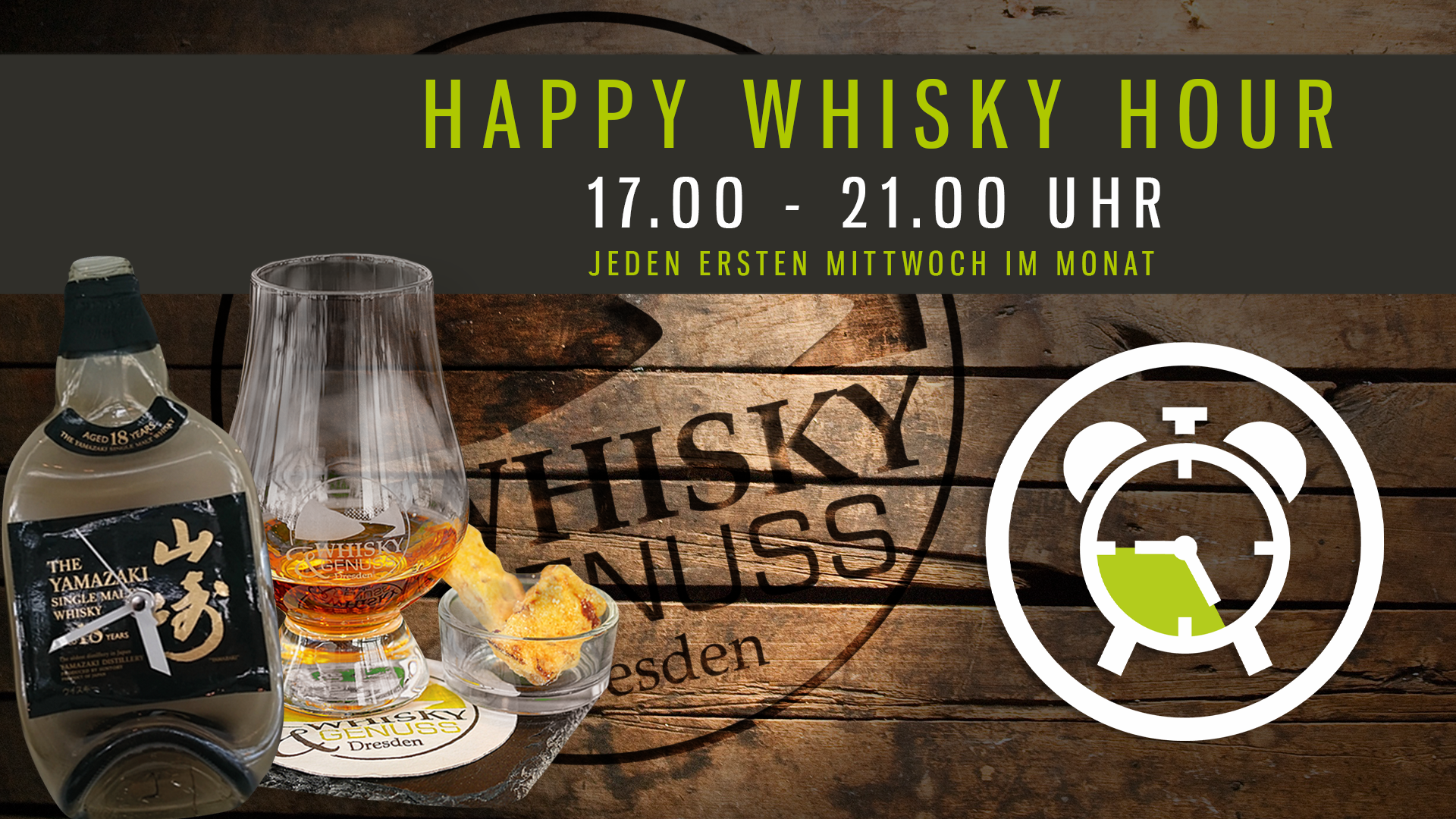 `Happy-Whisky-Hour` Jeden 1.Mittwoch im Monat